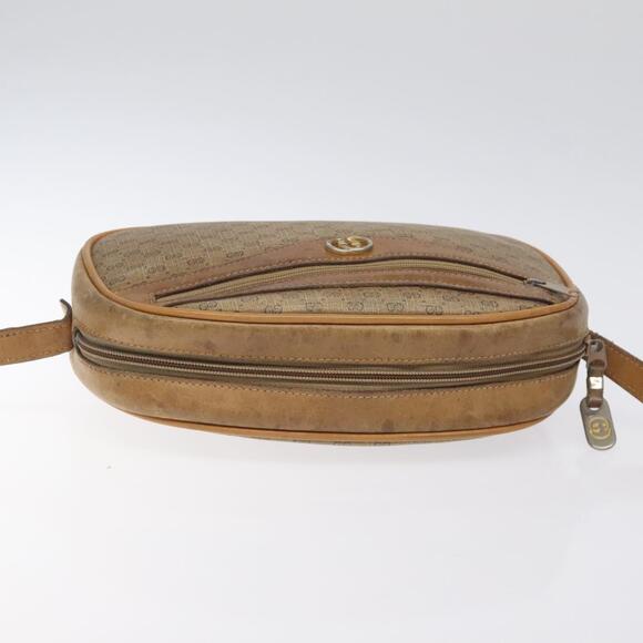 GUCCI Micro GG Supreme Shoulder Bag Pvc Beige Gold - Picture 6 of 16